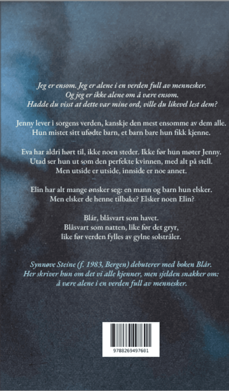BLÁR — bakside